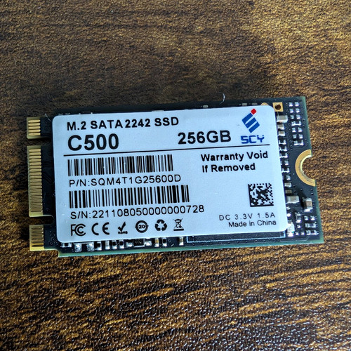 256gb sata 2242 - m.2, c500