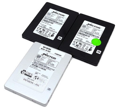Lot micron 256gb sata iii - micron,