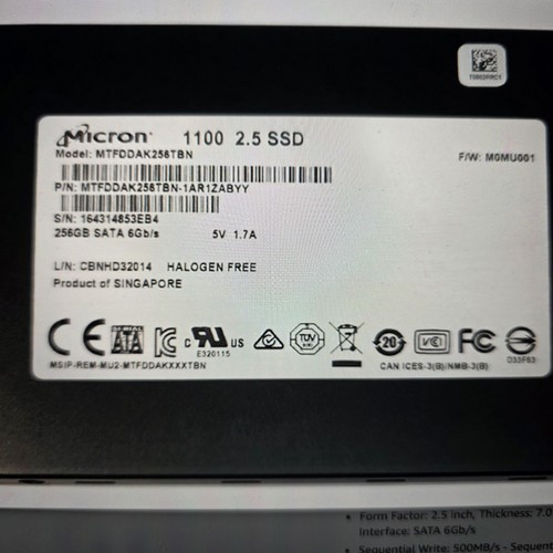 Micron 1100 mtfddak256tbn - 1100,