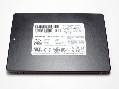 Samsung pm871b 256gb - samsung, ssd